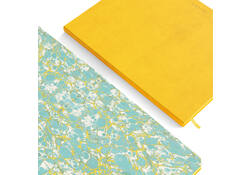 Notitieboek de KEMPEN Independent 171x220mm blanco 192 pagina's 90gr geel