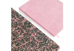 Notitieboek de KEMPEN Brut 110x160mm blanco 160 pagina's 90gr roze