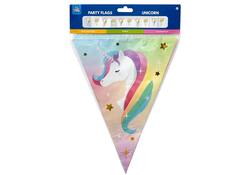 Vlaggenlijn Unicorn folie 10 meter