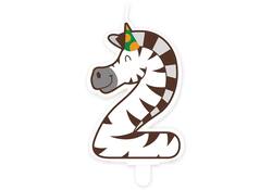 Jungle candle 2 Zebra