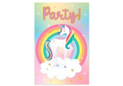 Uitnodigingskaarten Unicorn