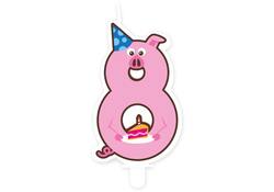 Jungle candle 8 Pig