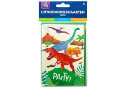 Uitnodigingskaarten Dino