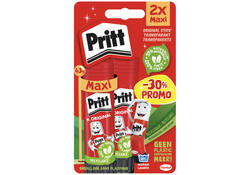 Lijmstift Pritt Stick Original 43gr blister à 2 stuks Promo