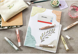 Markeerstift STABILO Swing cool nature colors deskset 18 stuks
