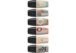 Markeerstift STABILO BOSS naturevibes assorti 6 stuks