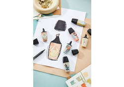 Markeerstift STABILO BOSS naturevibes assorti 6 stuks