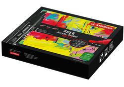 Acrylmarker STABILO Free Acrylic T800C karmijnrood
