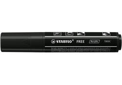 Acrylmarker STABILO Free Acrylic T800C zwart
