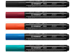 Acrylmarker STABILO Free Acrylic T300 Urban assorti 5 stuks