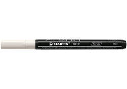 Acrylmarker STABILO Free Acrylic T100 wit