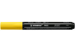 Acrylmarker STABILO Free Acrylic T300 geel