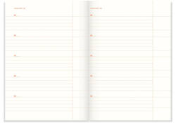 Dagboek A-Journal One Line A Day Linen lijn