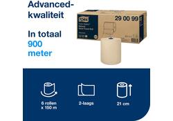 Handdoekrol Tork H1 Matic Advanced 2-laags 150m naturel 290099