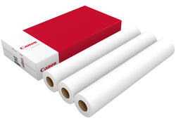 Inkjetpapier Canon 610mmx50m 75gr standaard 3 rollen