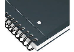 Spiraalblok Oxford International Notebook A4+ lijn zwart