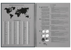 Spiraalblok Oxford International Notebook A4+ ruit 5X5mm zwart