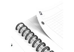 Spiraalblok Oxford International Notebook A4+ ruit 5X5mm zwart