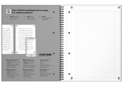 Spiraalblok Oxford International Notebook A4+ lijn petrol blauw
