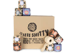 Toiletpapier The Good Roll The Panda Edition bamboe 2-laags 24x300 vel naturel