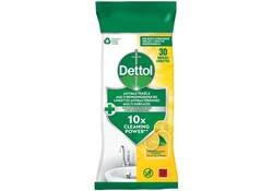 Reinigingsdoekjes Dettol antibacterieël Citrus 30 stuks