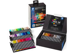 Brushpen Staedtler PigmentArts set à 60 kleuren