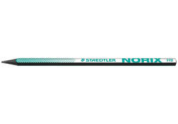 Potlood Staedtler Norix HB blister à 2 stuks zwart-groen
