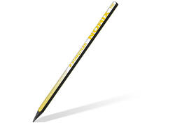 Potlood Staedtler Norix HB blister à 2 stuks zwart-geel