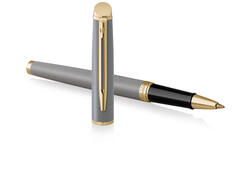 Rollerpen Waterman Hémisphère Fashion Colors metallic grey GT fijn