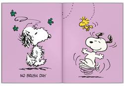 Schoolagenda 25-26 Lannoo Snoopy 1dag/1pagina met inserts lila