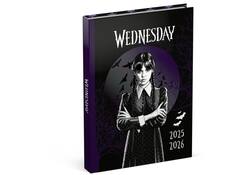 Schoolagenda 25-26 Lannoo Wednesday 1dag/1pagina met inserts zwart