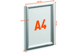 Kliklijst Durable A4 aluminium