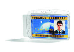 Badge Durable gesloten voor 2 kaarten 10 stuks