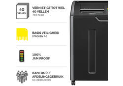 Papiervernietiger Fellowes Powershred 425I stroken 5,8mm