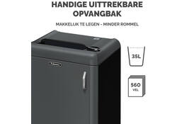 Papiervernietiger Fellowes Fortishred 1050HS snippers 0,8x5mm