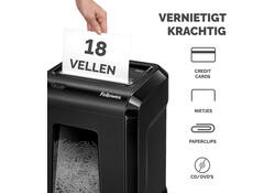 Papiervernietiger Fellowes Powershred 92CS snippers 4x38mm