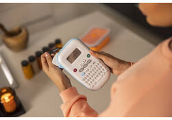 Labelprinter Brother P-touch Btag PT-N10 draagbaar qwerty 12mm wit