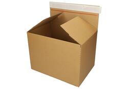 Quickbox IEZZY verstelbare hoogte 304x216x130-220mm B-golf bruin 10 stuks