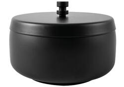 Asbak BRASQ tafelmodel 1 liter met deksel AT700 zwart