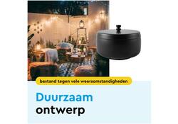 Asbak BRASQ tafelmodel 1 liter met deksel AT700 zwart