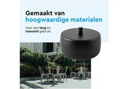 Asbak BRASQ tafelmodel 1 liter met deksel AT700 zwart