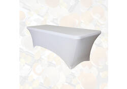 Tafelrok BRASQ 183x76x74cm wit