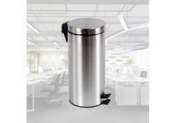 Pedaalemmer BRASQ 30 liter rvs
