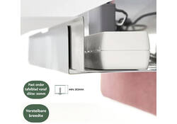 Kabelgoot BRASQ verstelbaar 75-150cm CT100 wit