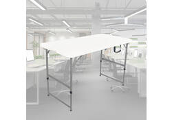Vouwtafel BRASQ 120x60x74cm FC120 wit