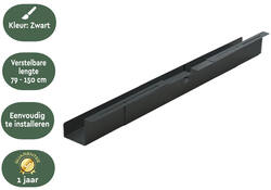 Kabelgoot BRASQ verstelbaar 75-150cm CT100 zwart