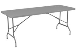 Vouwtafel BRASQ 180x70x74cm FT180 grijs