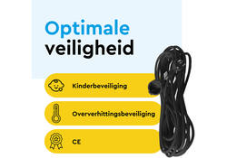 Verlengkabel BRASQ 30m zwart