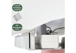 Kabelgoot BRASQ verstelbaar 75-150cm CT100 zilver