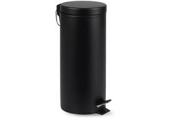 Pedaalemmer BRASQ 30 liter zwart